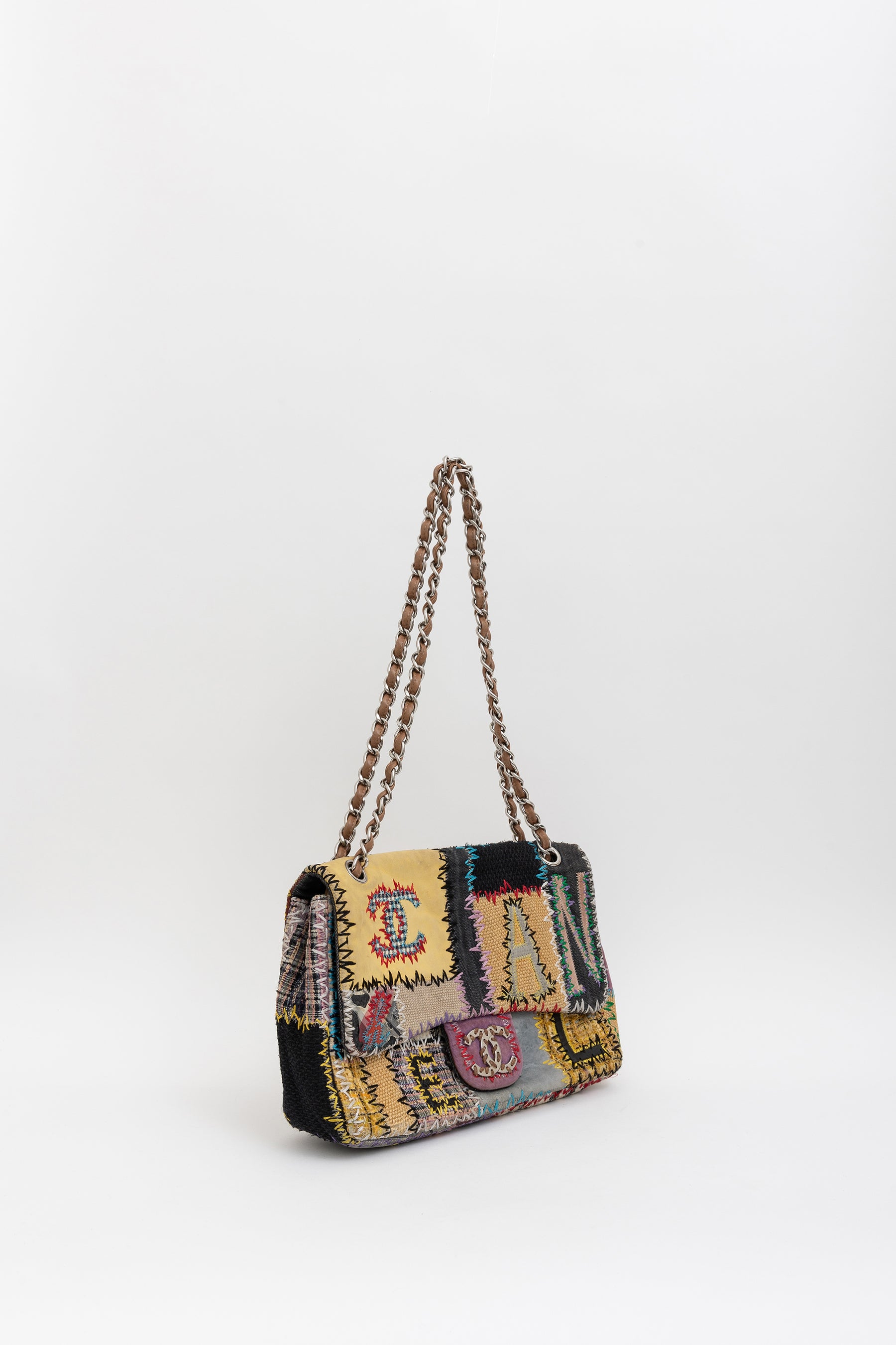 Patchwork Jumbo Classic Flap Bag