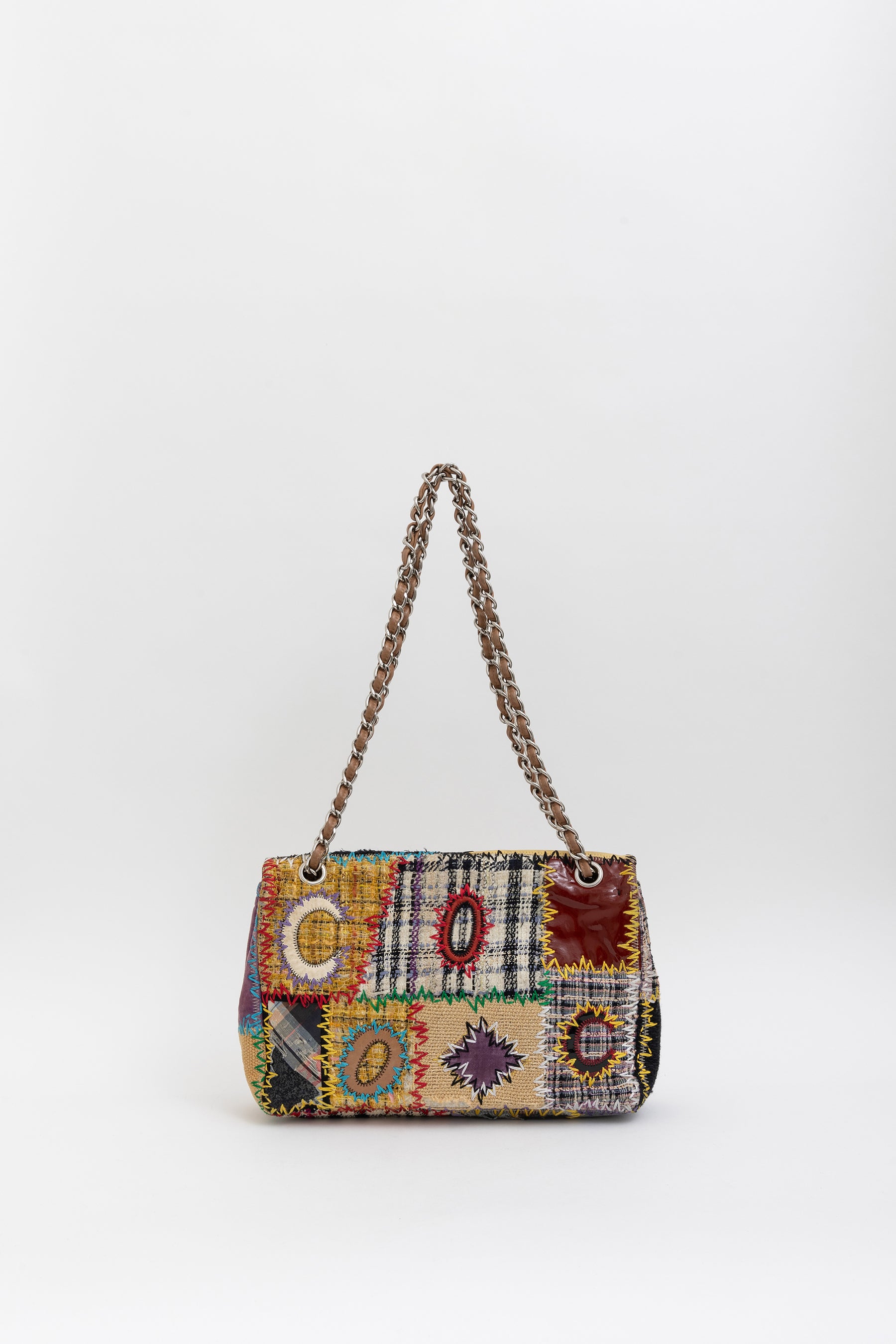 Patchwork Jumbo Classic Flap Bag