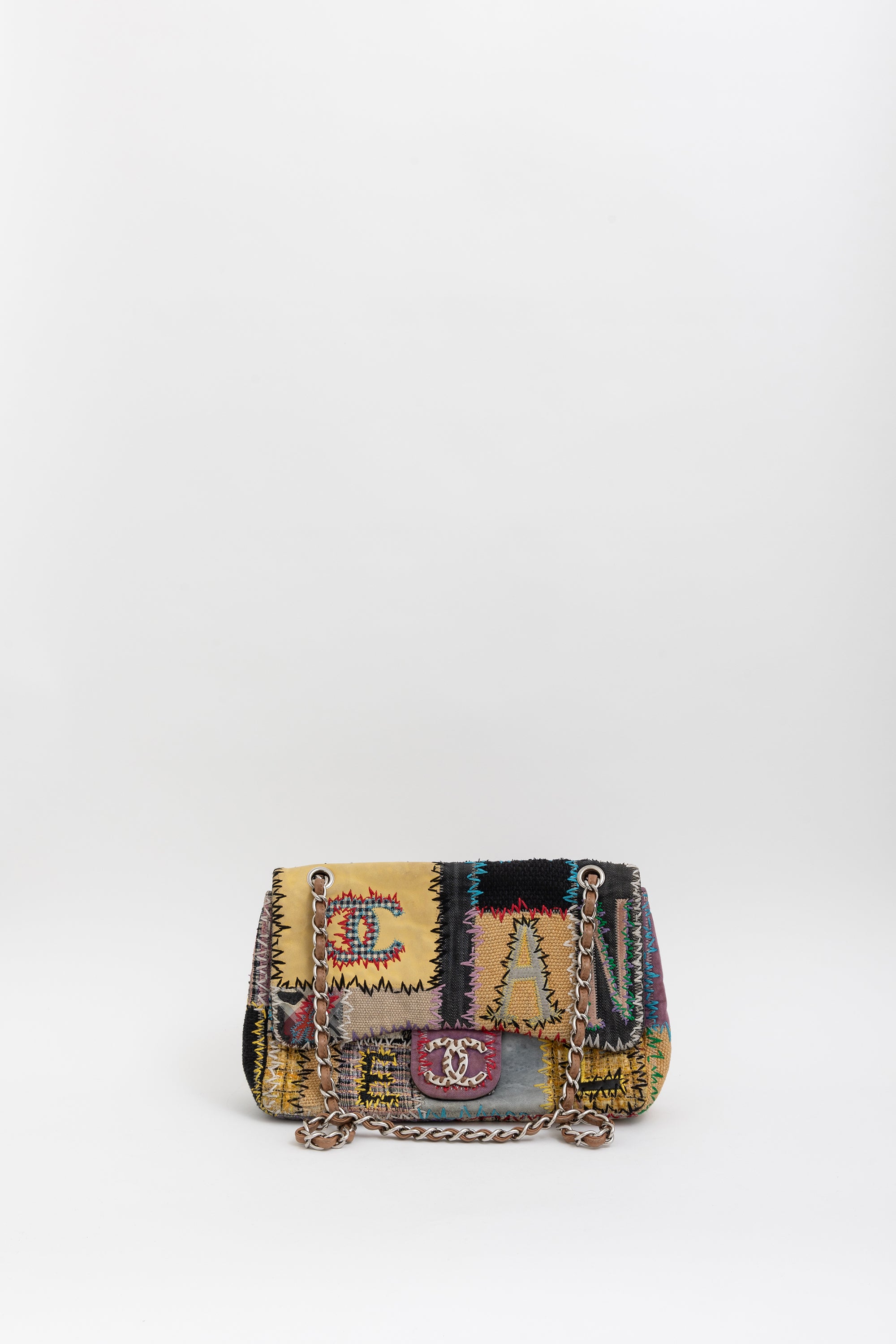 Patchwork Jumbo Classic Flap Bag