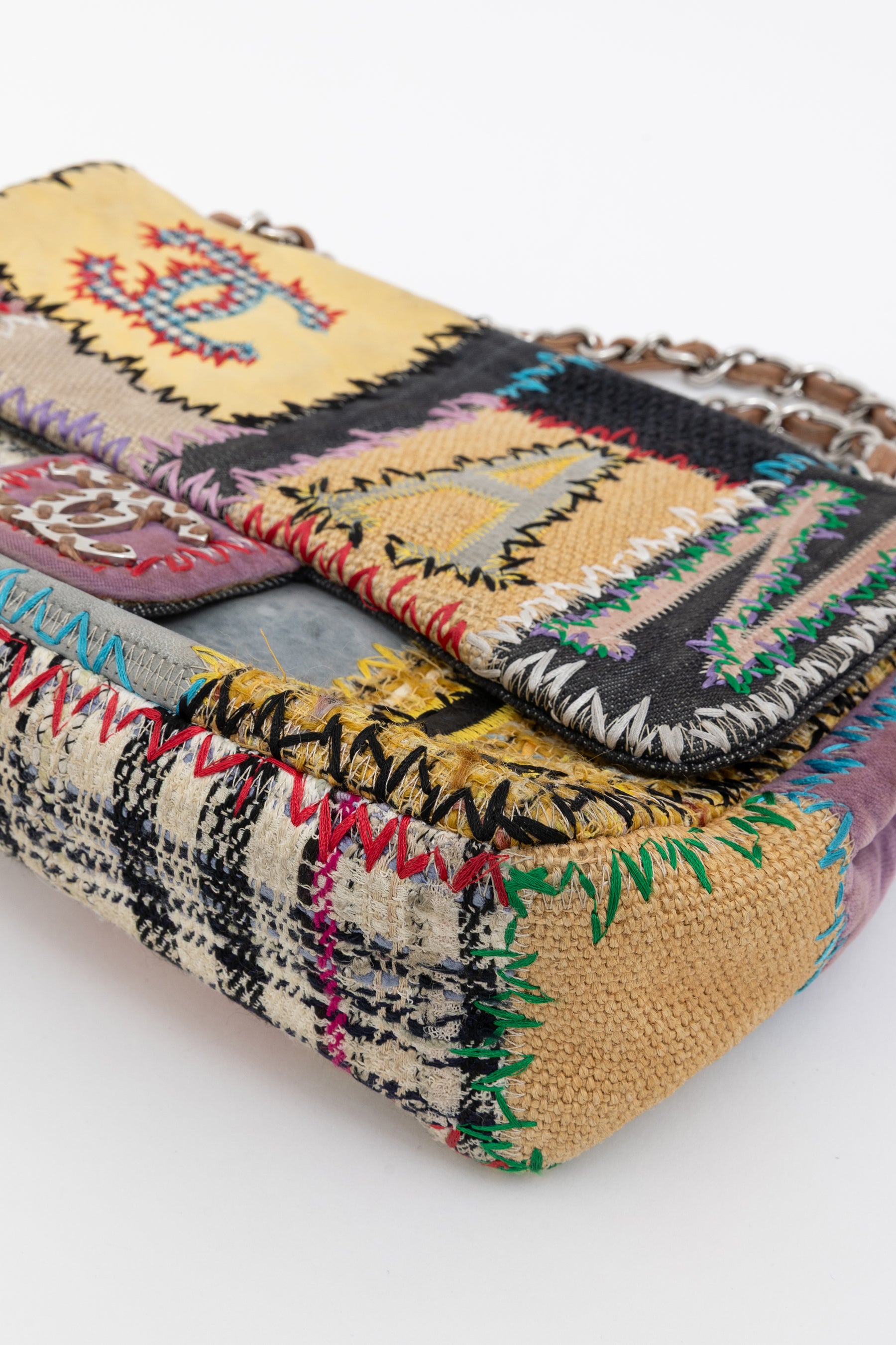 Patchwork Jumbo Classic Flap Bag