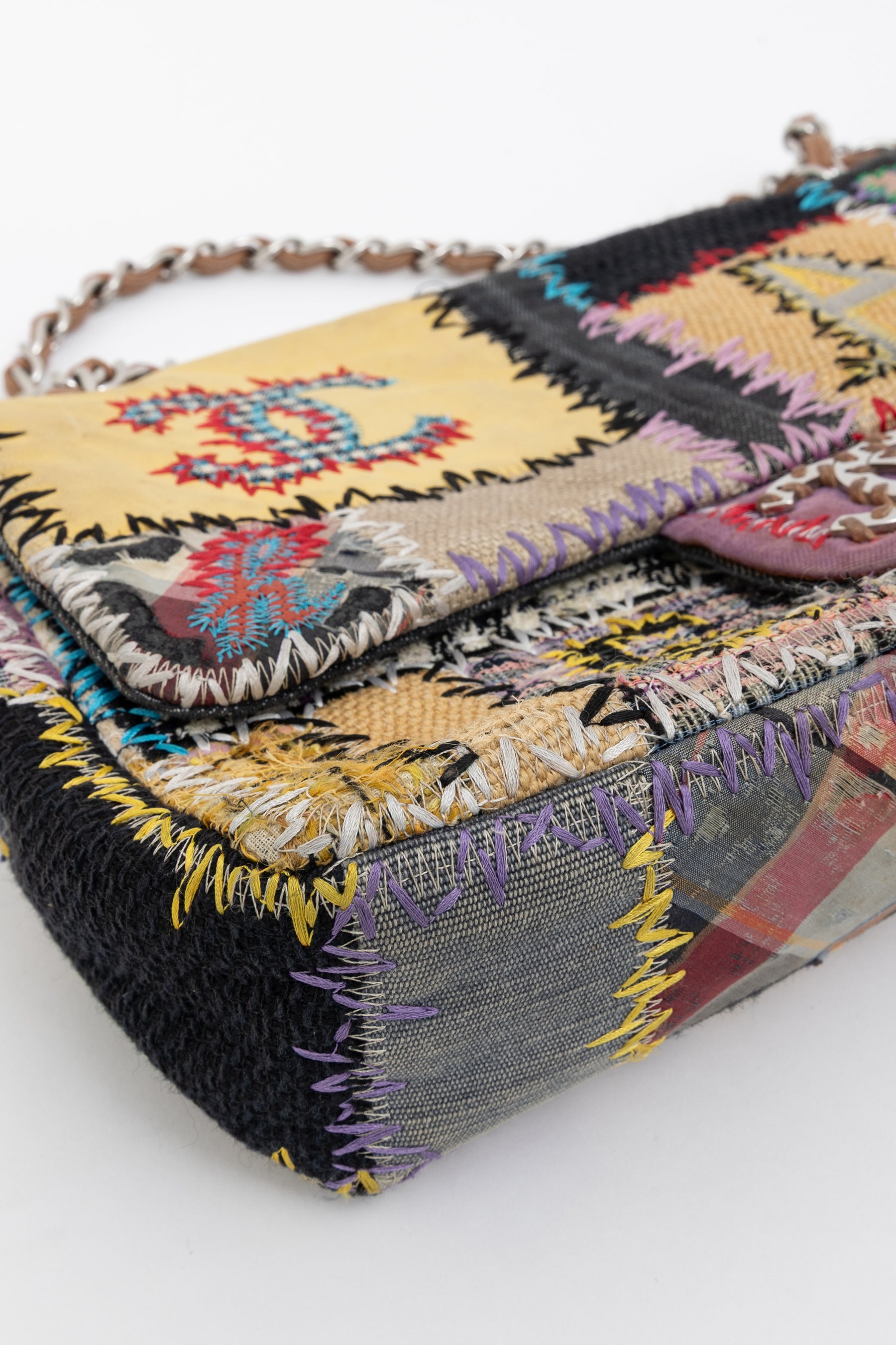 Patchwork Jumbo Classic Flap Bag
