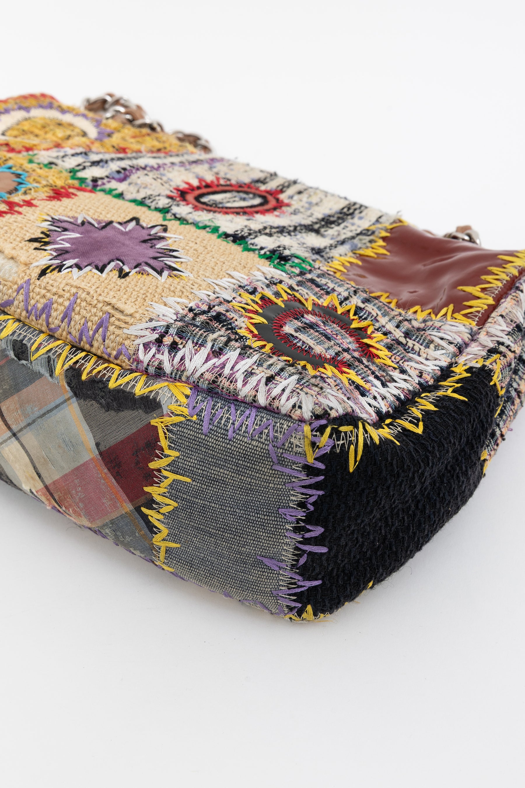 Patchwork Jumbo Classic Flap Bag