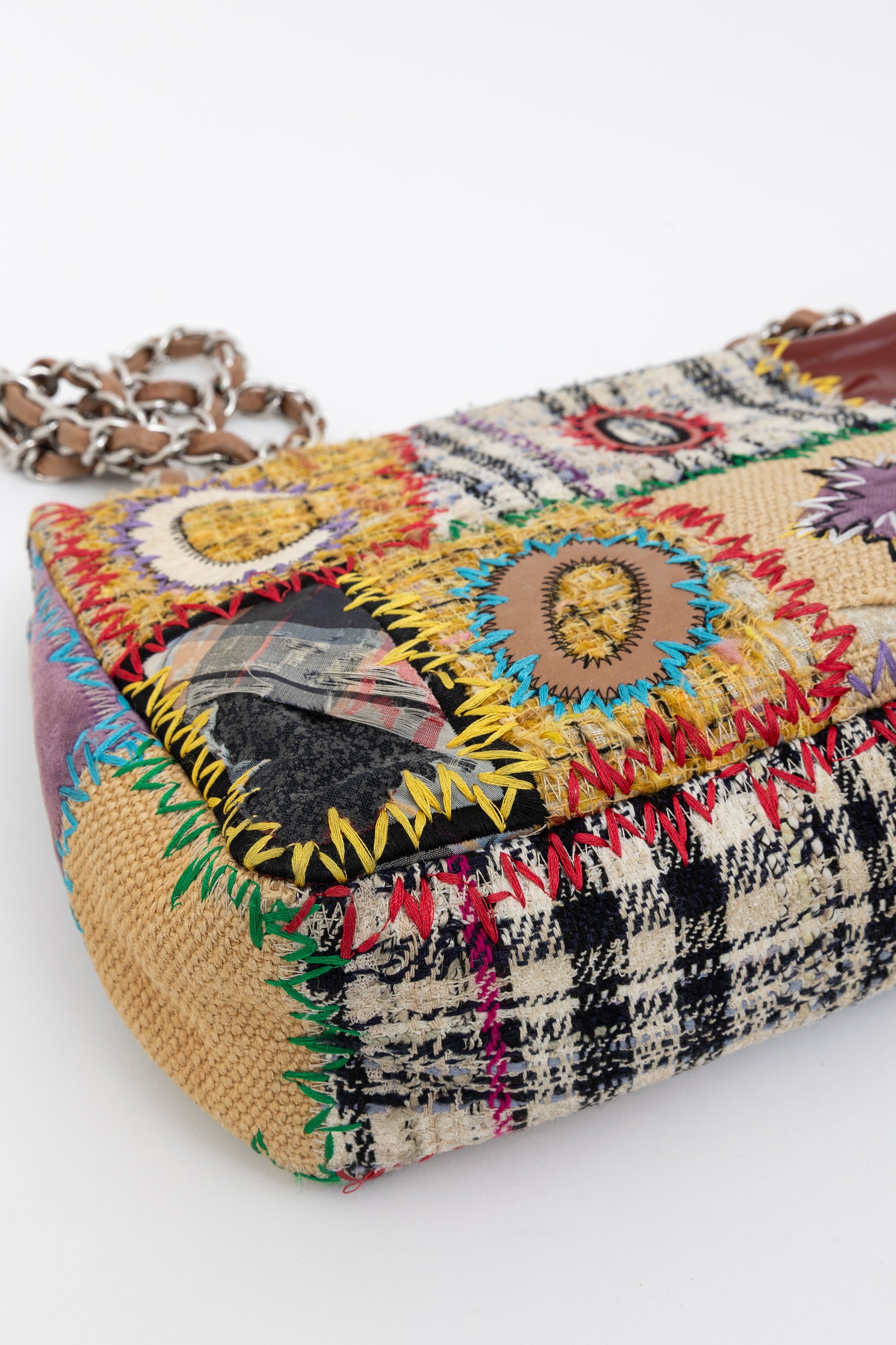 Patchwork Jumbo Classic Flap Bag