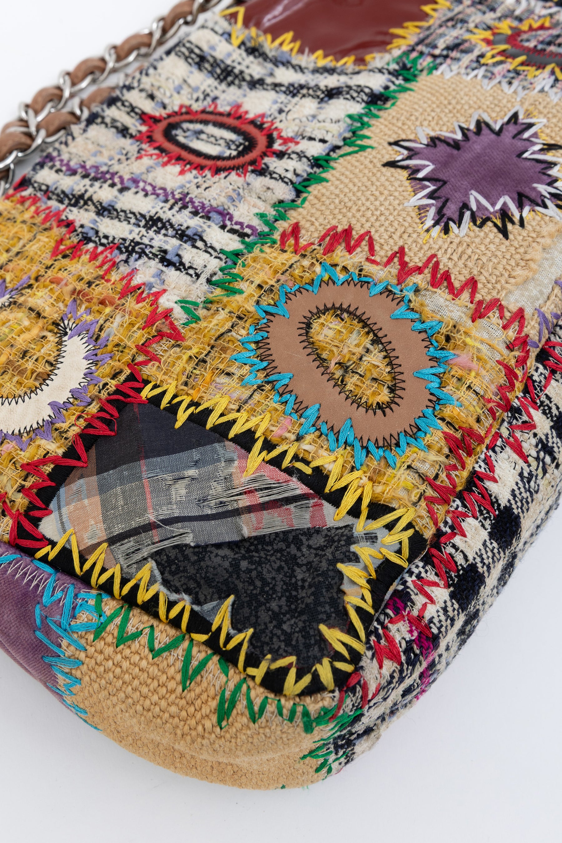 Patchwork Jumbo Classic Flap Bag