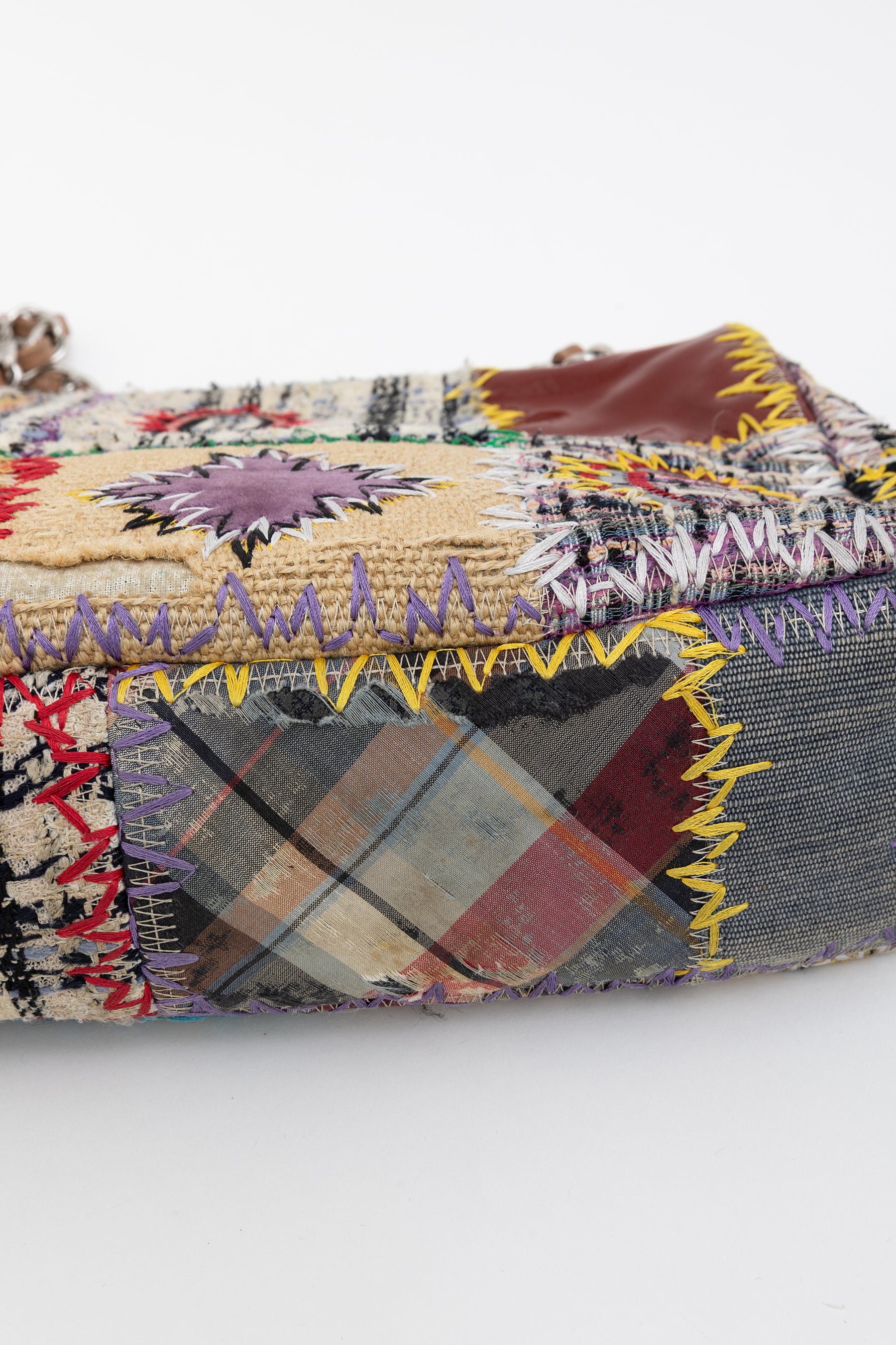 Patchwork Jumbo Classic Flap Bag