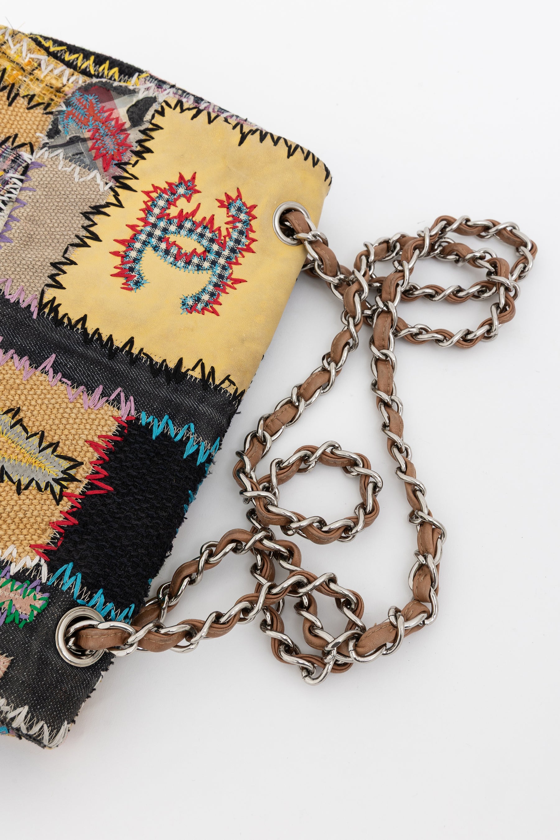 Patchwork Jumbo Classic Flap Bag