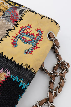 Patchwork Jumbo Classic Flap Bag