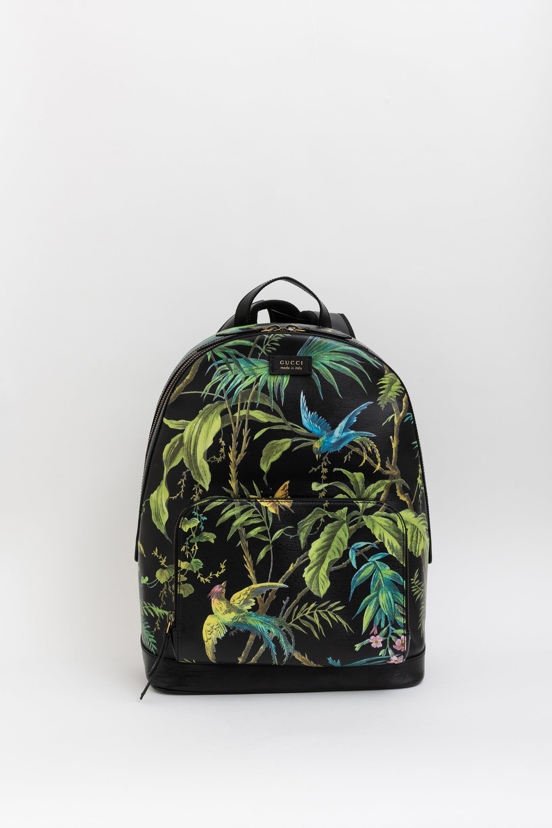 Tropical Print Medium Backpack