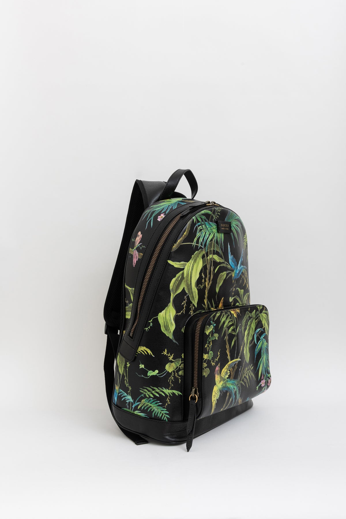 Tropical Print Medium Backpack