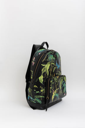Tropical Print Medium Backpack