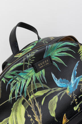 Tropical Print Medium Backpack