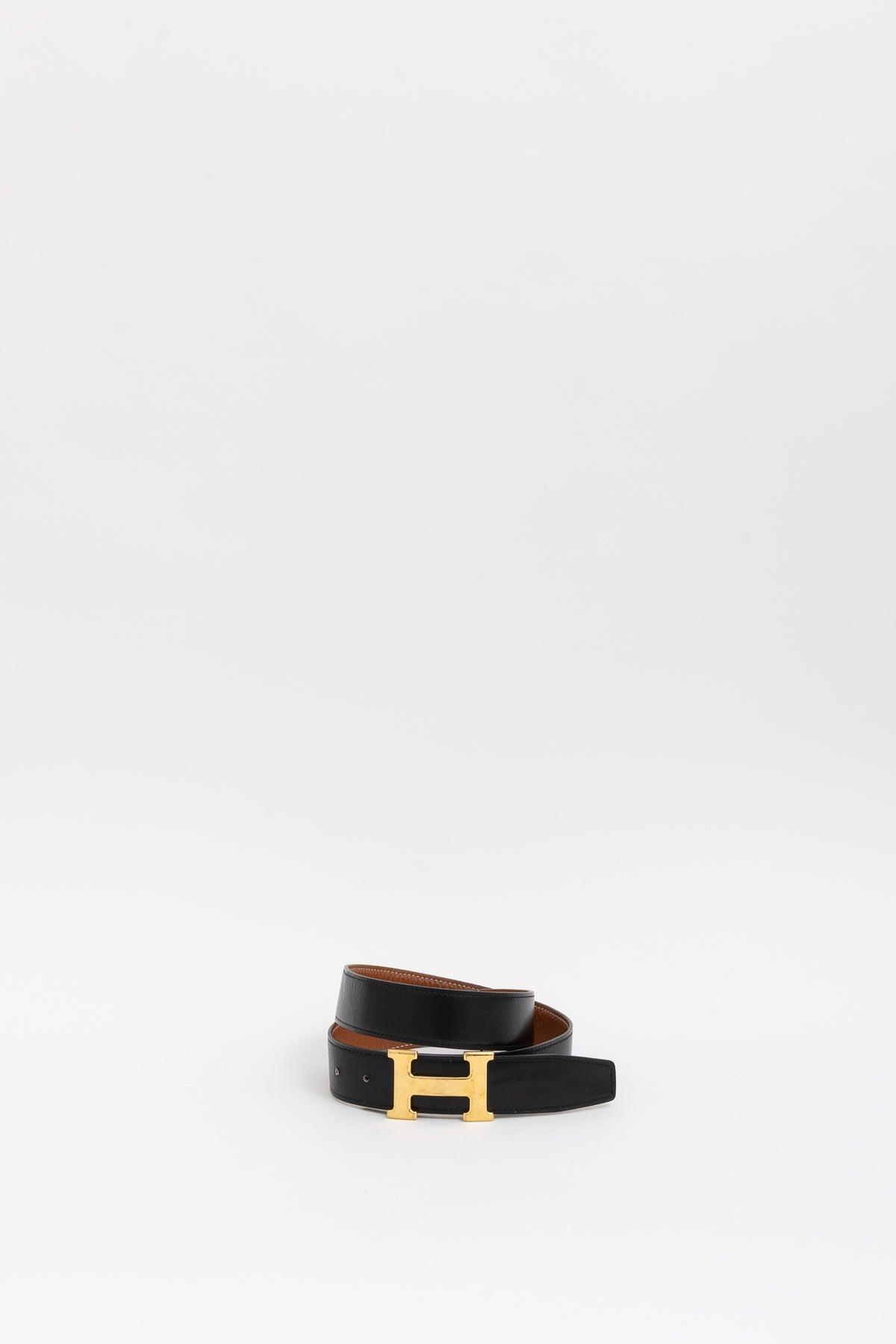 H Belt Buckle & Reversible Belt