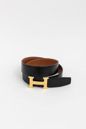 H Belt Buckle & Reversible Belt