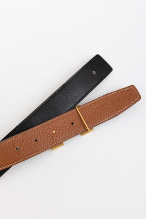H Belt Buckle & Reversible Belt