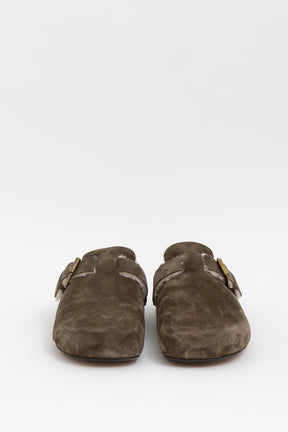 Mirvin Shearling Lined Suede Clogs