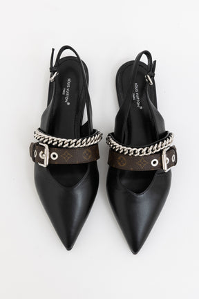 LV Vibe Slingback Flat Ballerinas