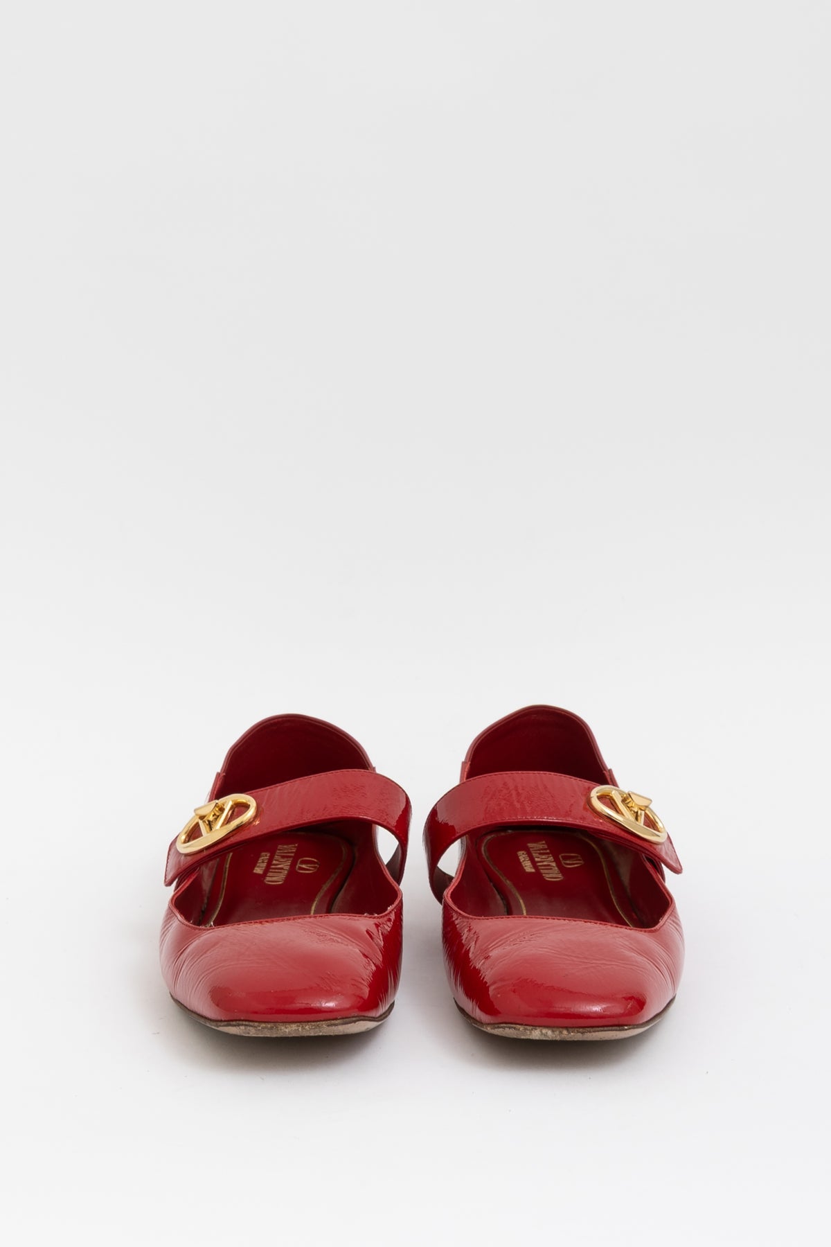 VLogo Locker Mary-Jane Ballet Flats