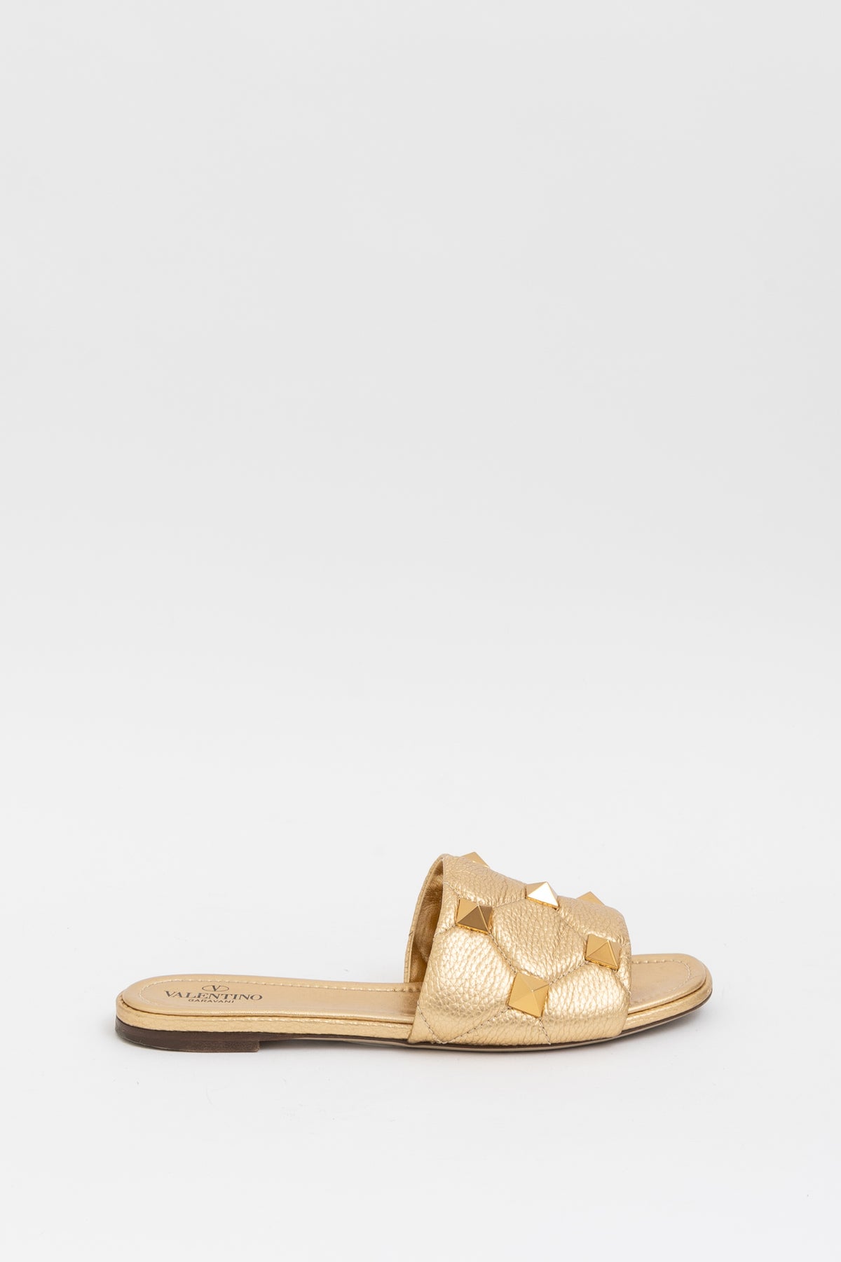 Roman Stud Flat Slides