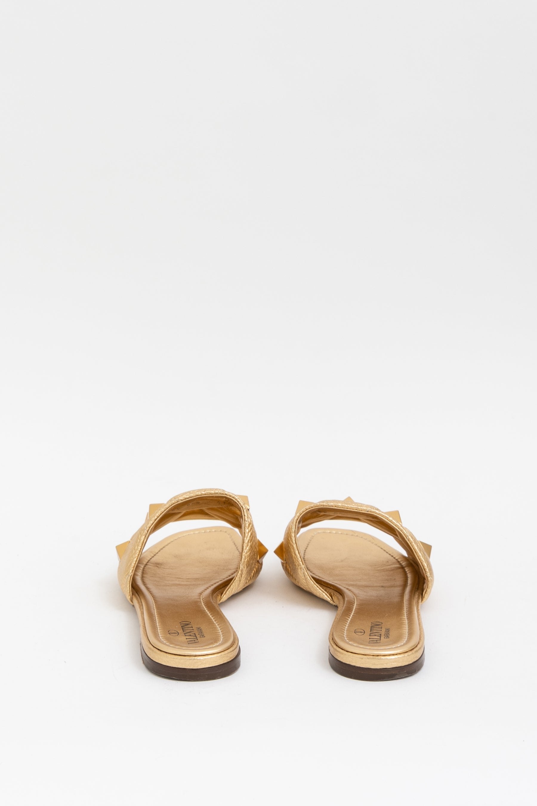 Roman Stud Flat Slides