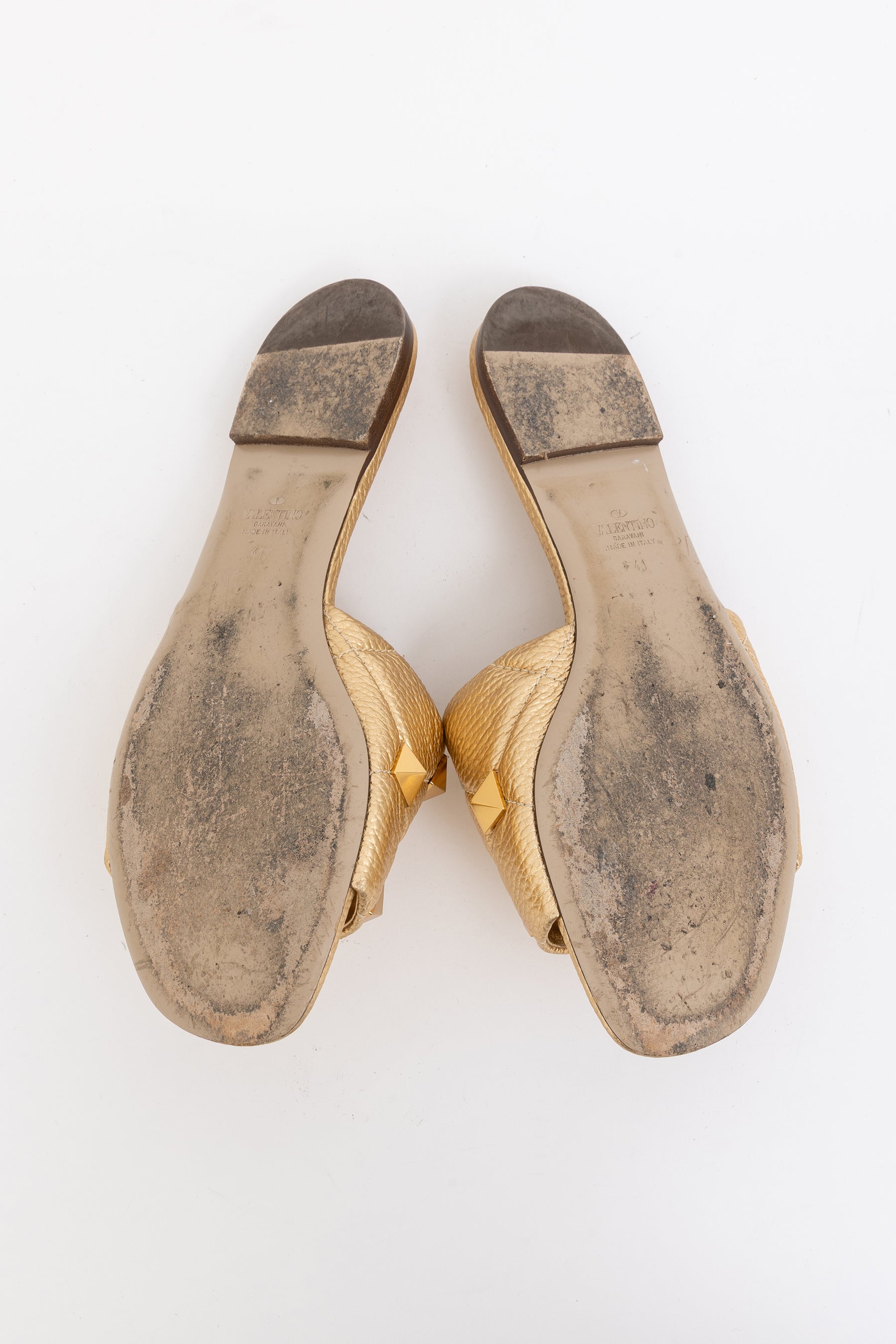 Roman Stud Flat Slides