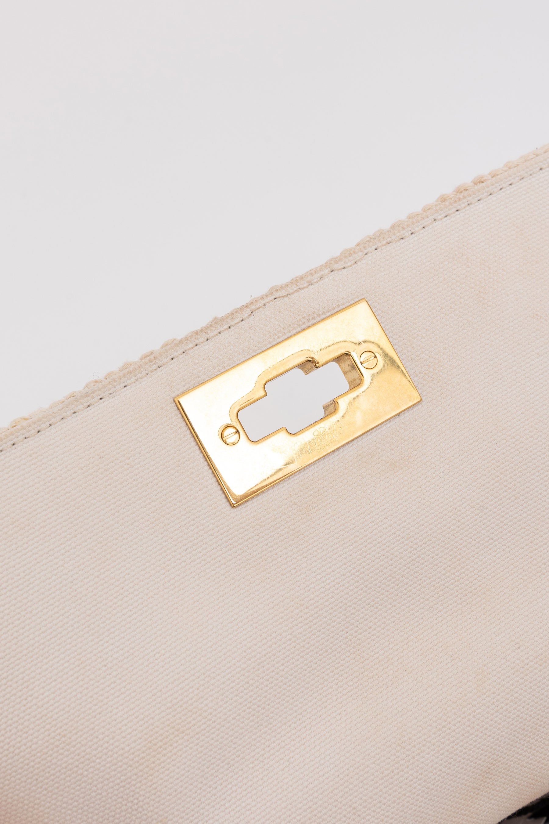 Knitted Roman Stud Top Handle Bag