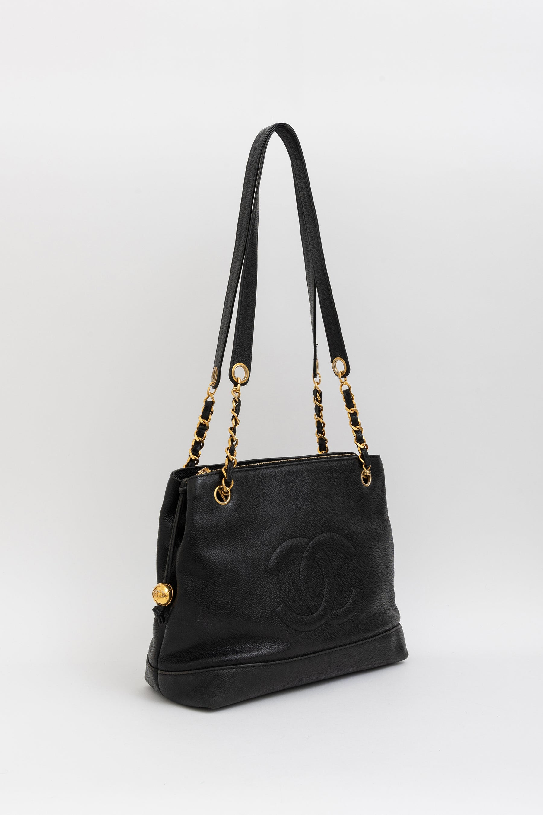 Vintage Coco Mark Chain Tote Bag