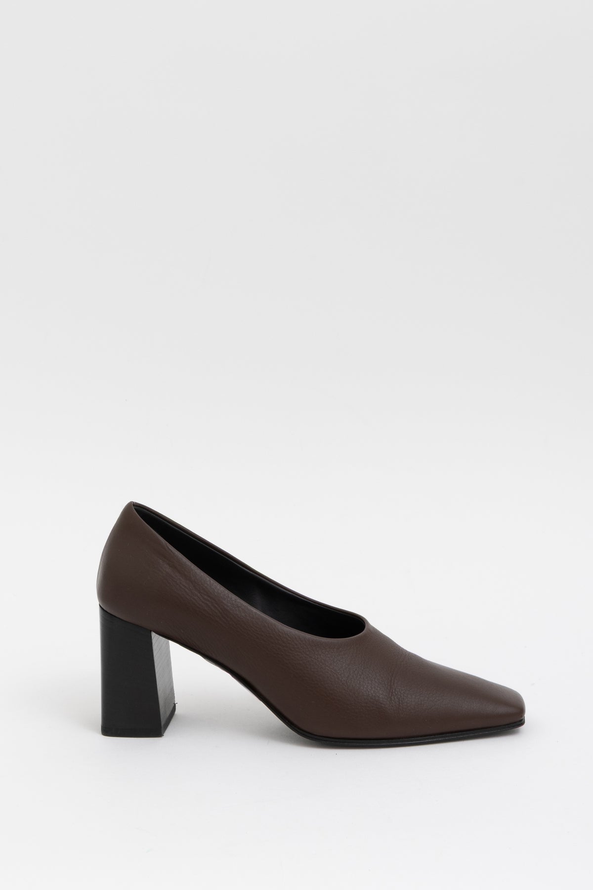 Square Loafer Pumps