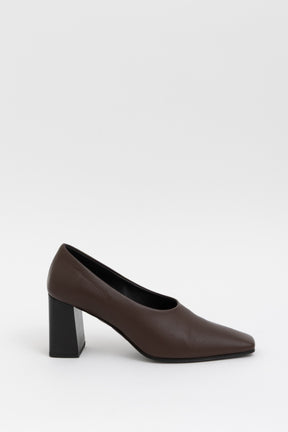 Square Loafer Pumps
