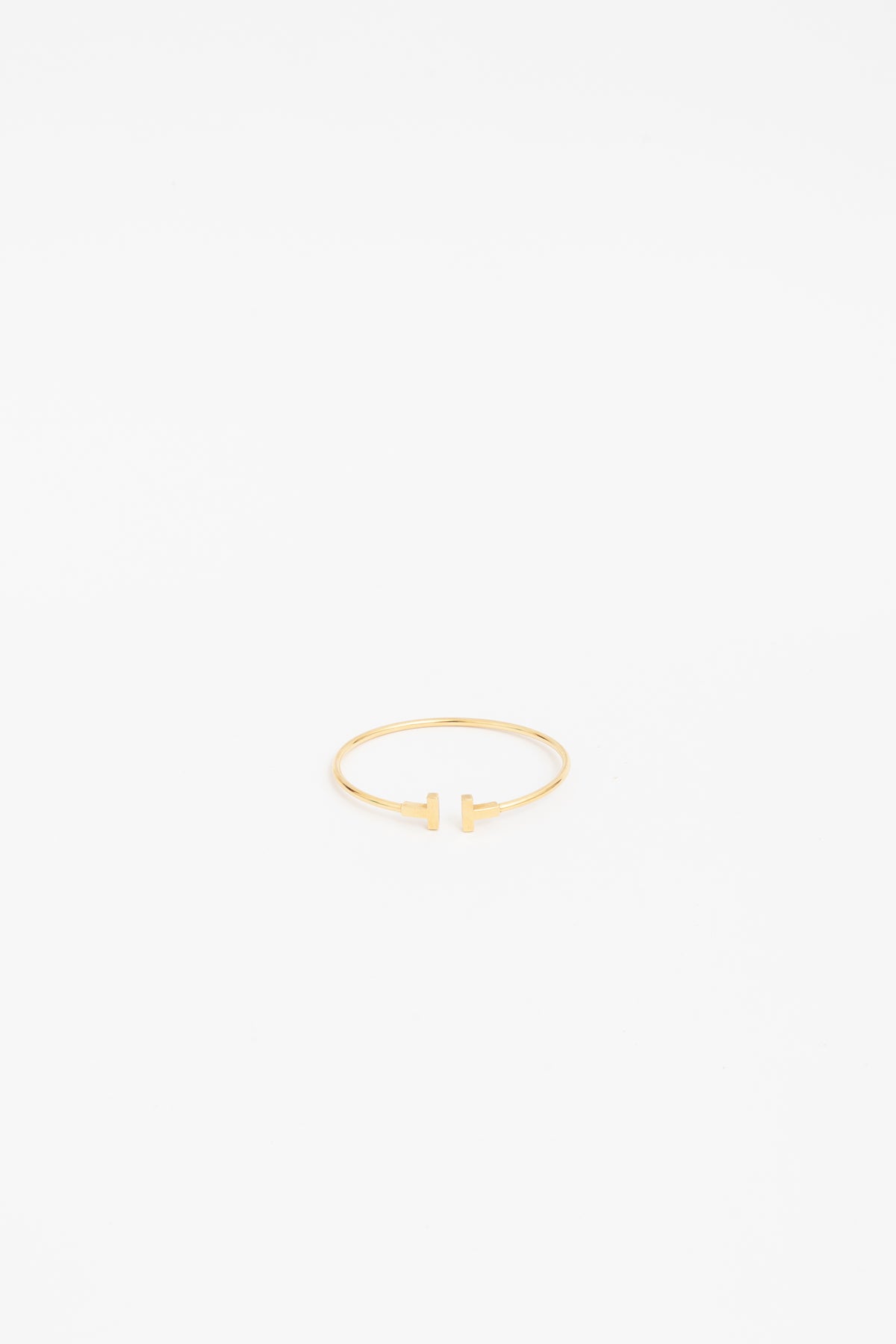 Narrow T Wire Bracelet