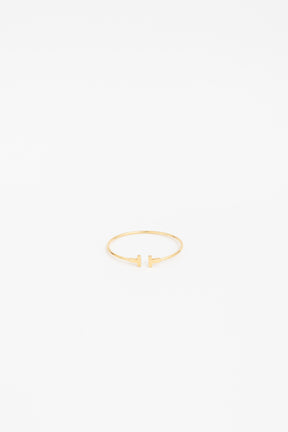 Narrow T Wire Bracelet