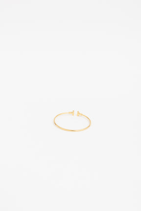 Narrow T Wire Bracelet