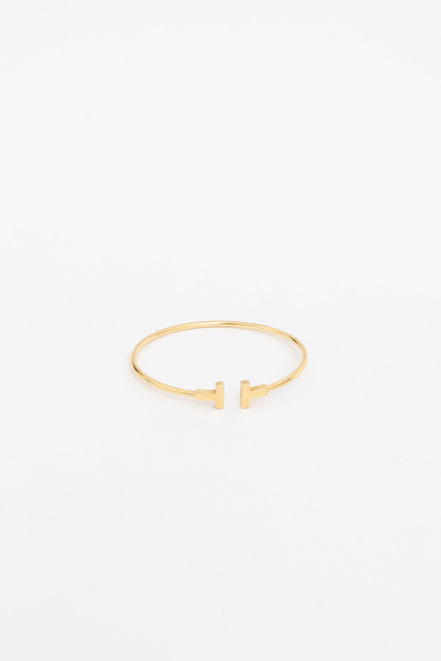 Narrow T Wire Bracelet