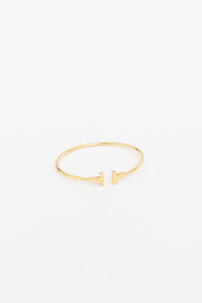 Narrow T Wire Bracelet