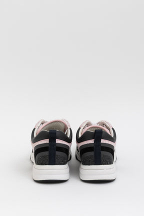 Grey & Pink Tweed CC Sneakers