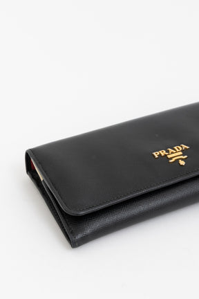 Saffiano Long Wallet