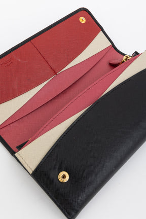 Saffiano Long Wallet
