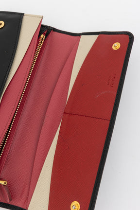 Saffiano Long Wallet