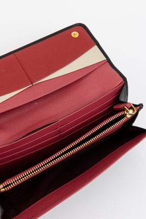 Saffiano Long Wallet
