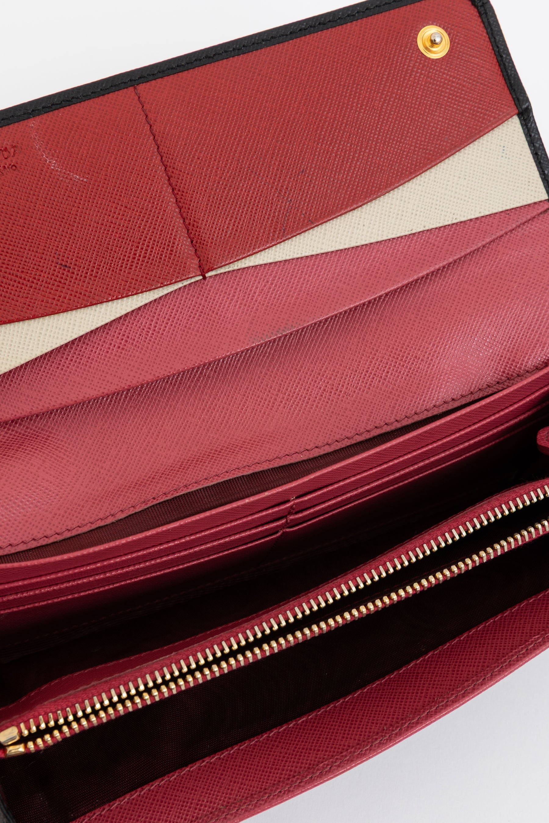 Saffiano Long Wallet