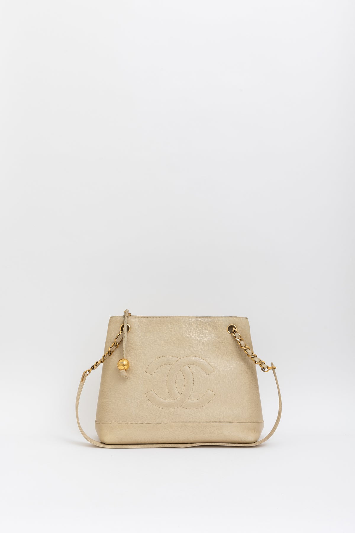 Vintage Coco Mark Chain Tote Bag