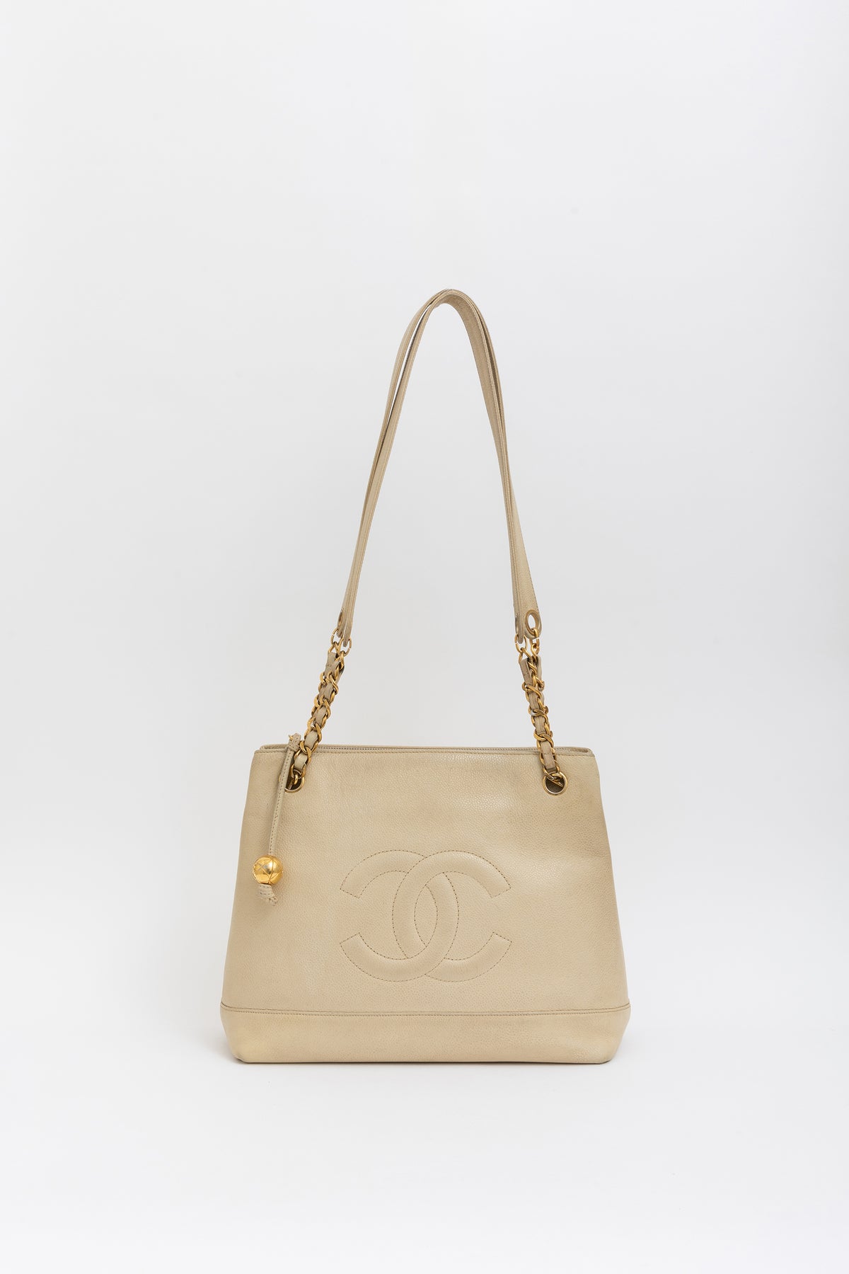 Vintage Coco Mark Chain Tote Bag