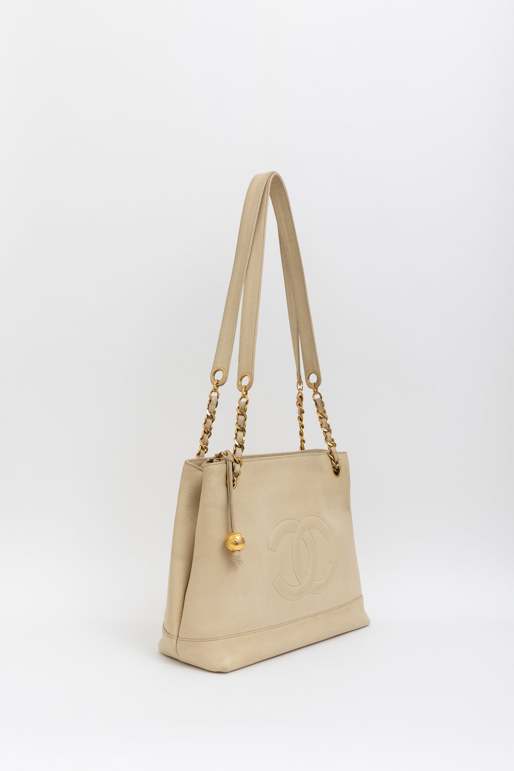 Vintage Coco Mark Chain Tote Bag