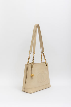 Vintage Coco Mark Chain Tote Bag