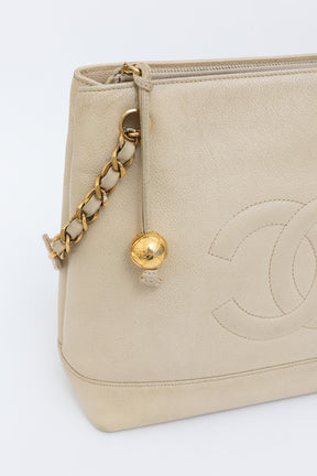 Vintage Coco Mark Chain Tote Bag
