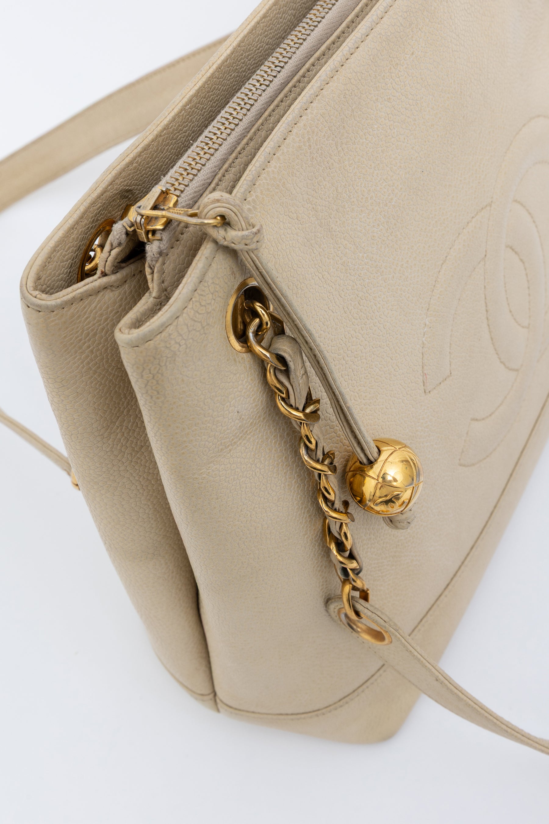 Vintage Coco Mark Chain Tote Bag