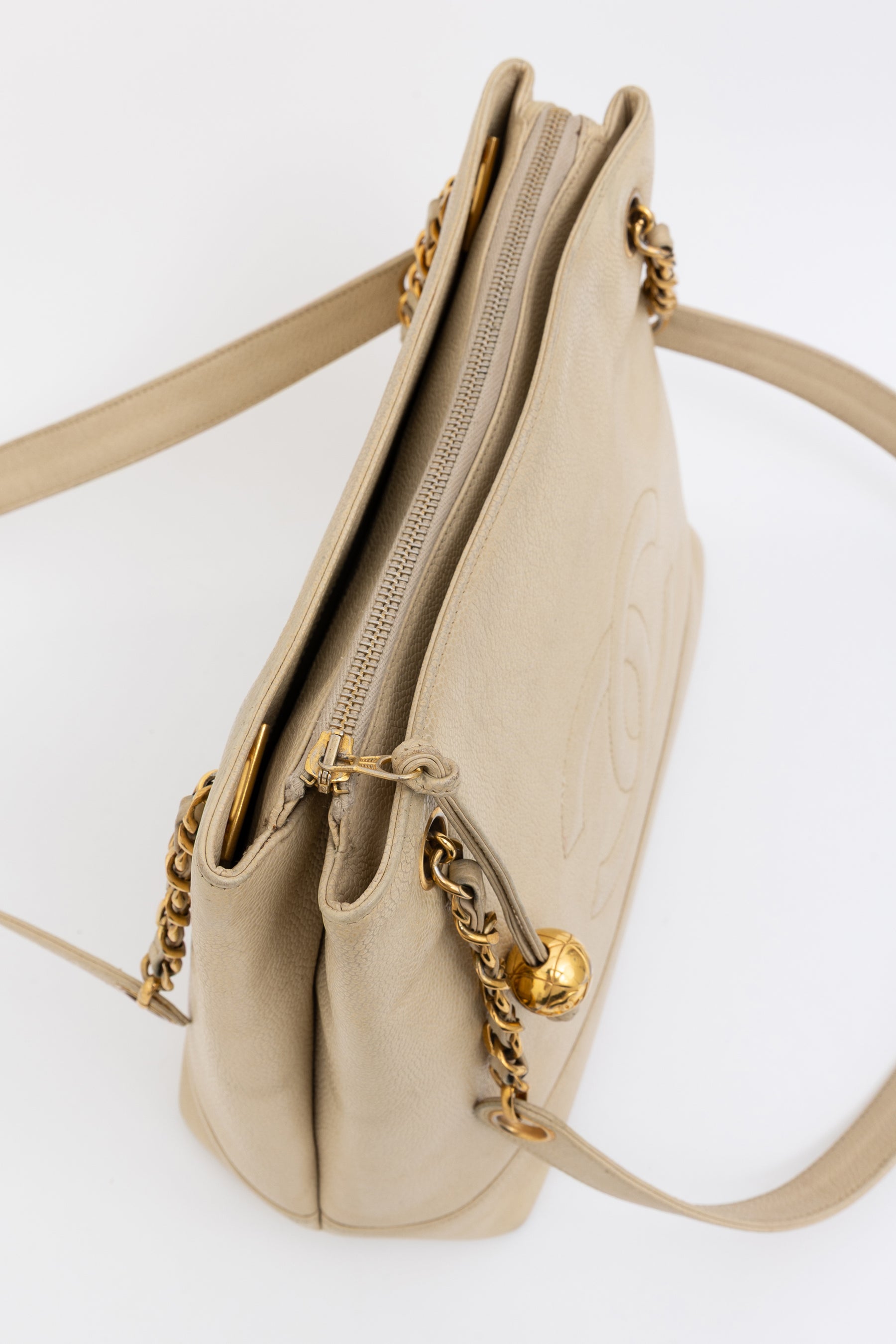 Vintage Coco Mark Chain Tote Bag