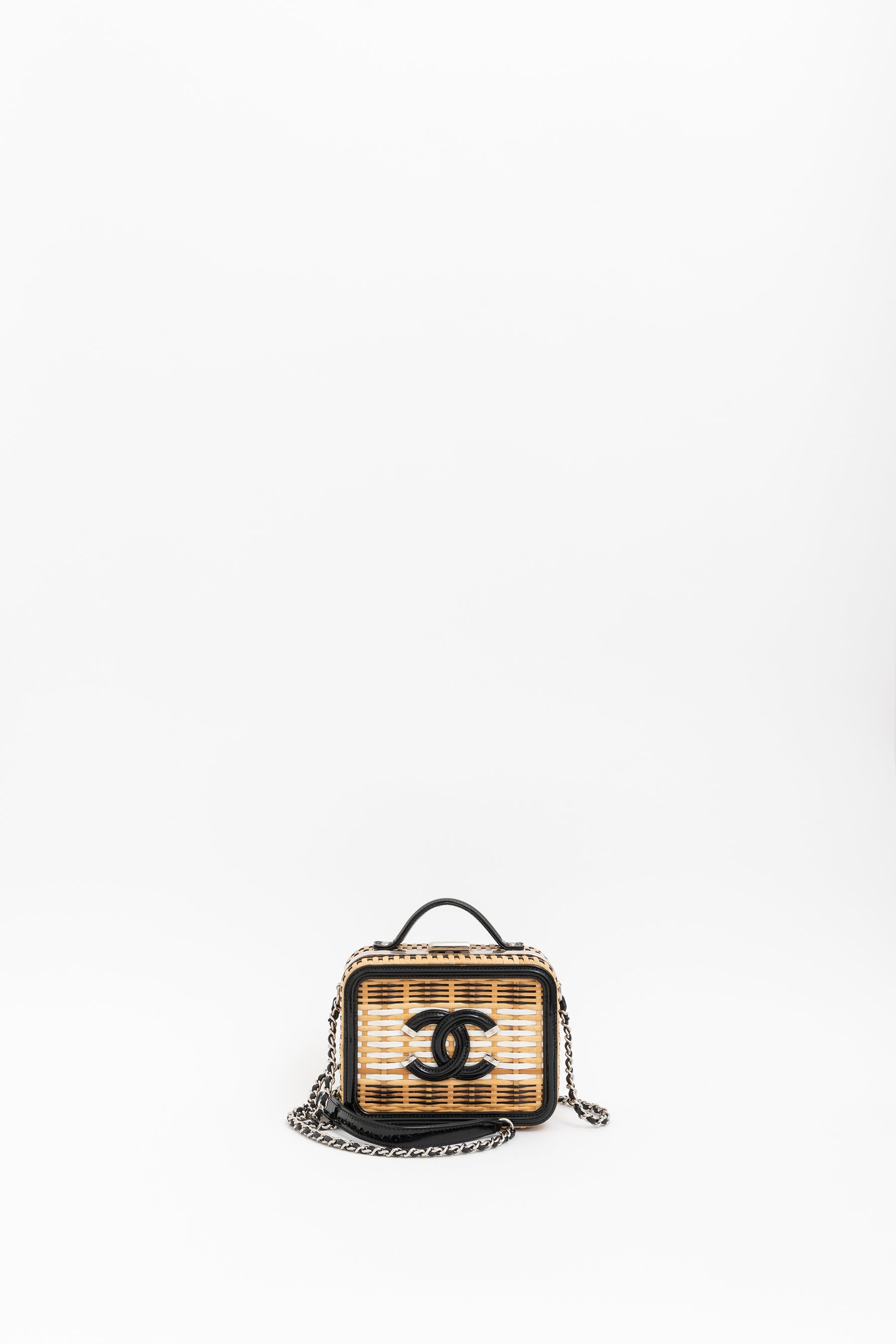 Rattan CC Filigree Vanity Case
