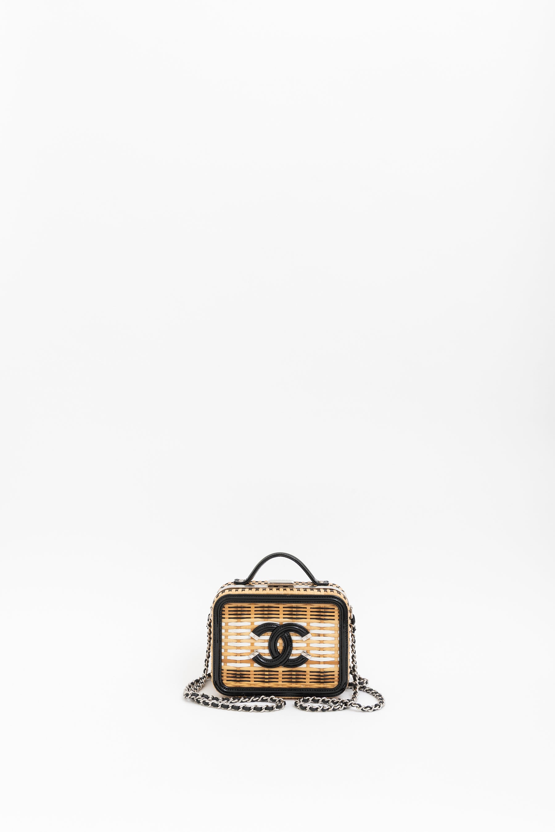 Rattan CC Filigree Vanity Case