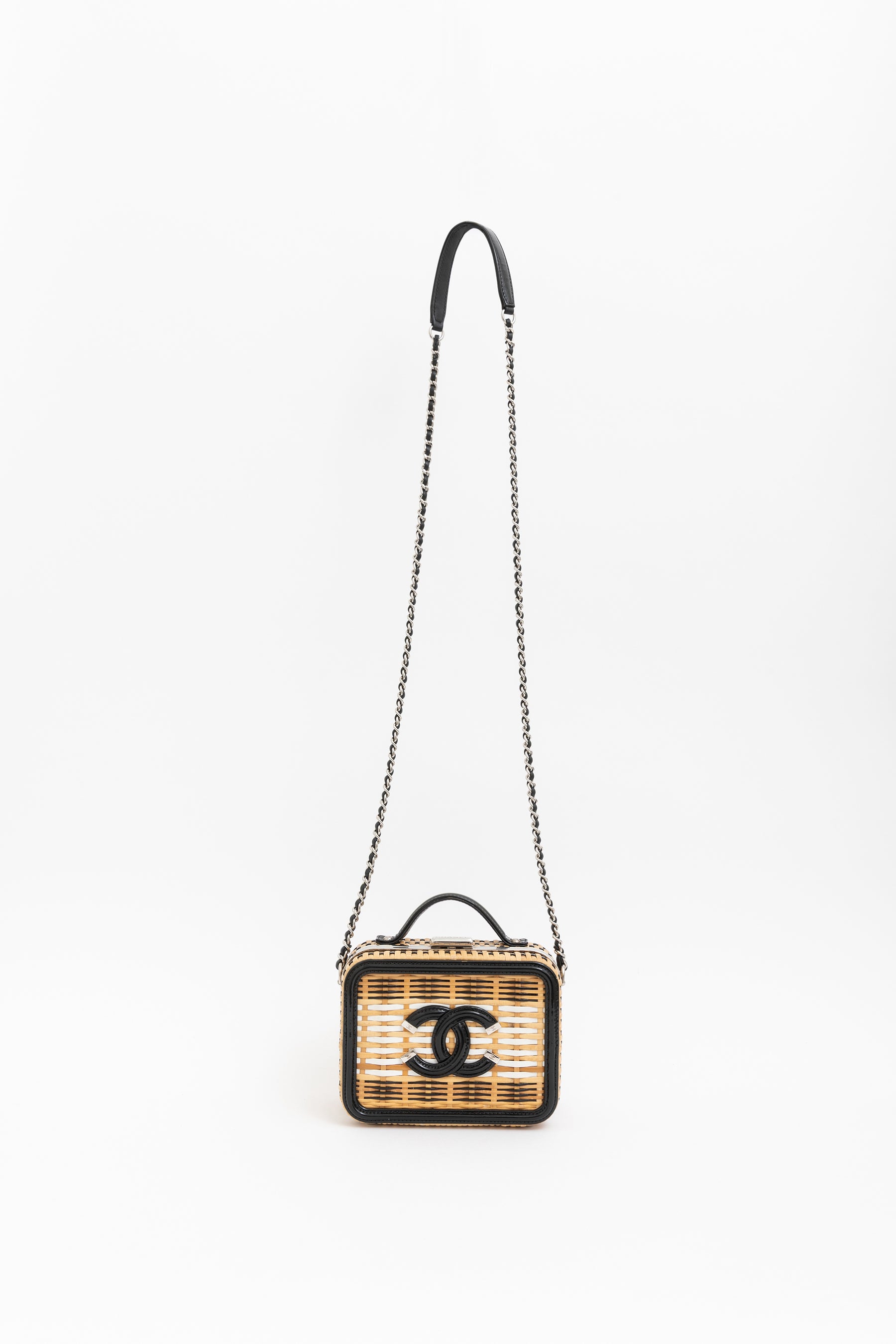 Rattan CC Filigree Vanity Case