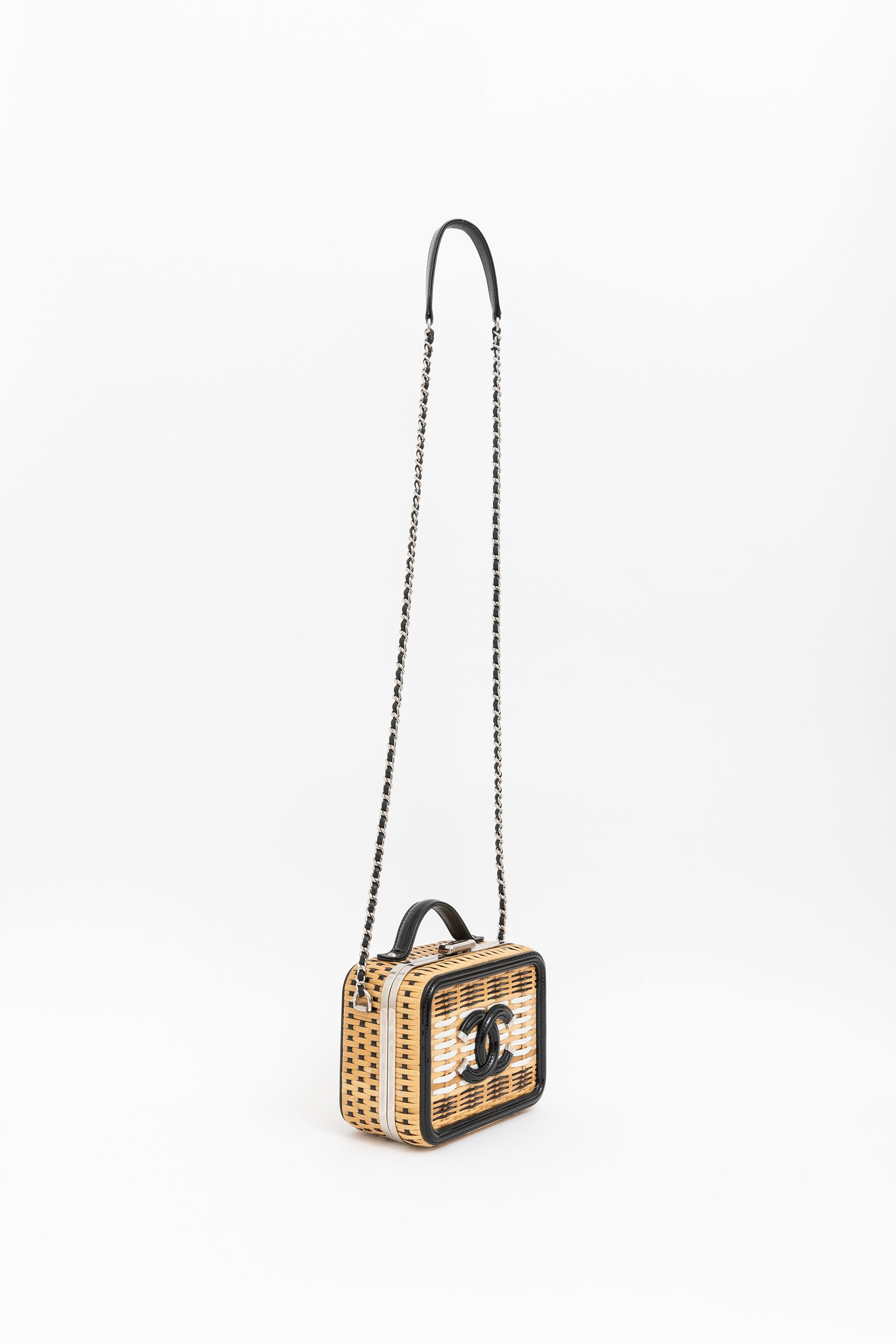 Rattan CC Filigree Vanity Case